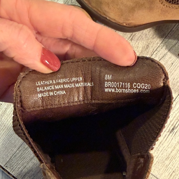 Women’s Born Brown Suede Chelsea Wedge Ankle Boots - Picture 4 of 4